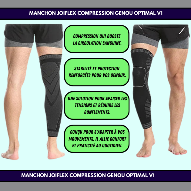 Manchon Joiflex Compression Genou Jambe Optimal V1